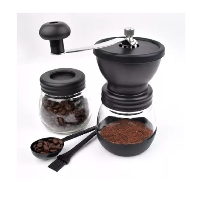 GENERICO - Molinillo De Café Moledor Manual De Granos Café Y Semillas Color Negro