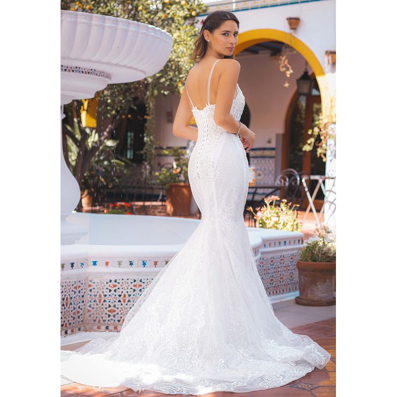 DULCENOVIA Vestido de Novia Florencia estilo Sirena Dulce Novia