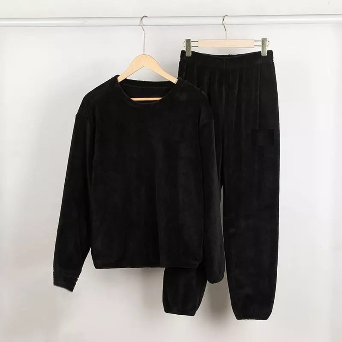 MV MOVAC - Pijama Conjunto Invierno Mujer Hombre Forro Polar Pantalón + Polerón