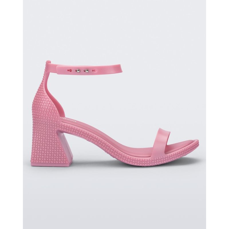 MELISSA - Sandalia Melissa Lux Heel Rosa Metalizado