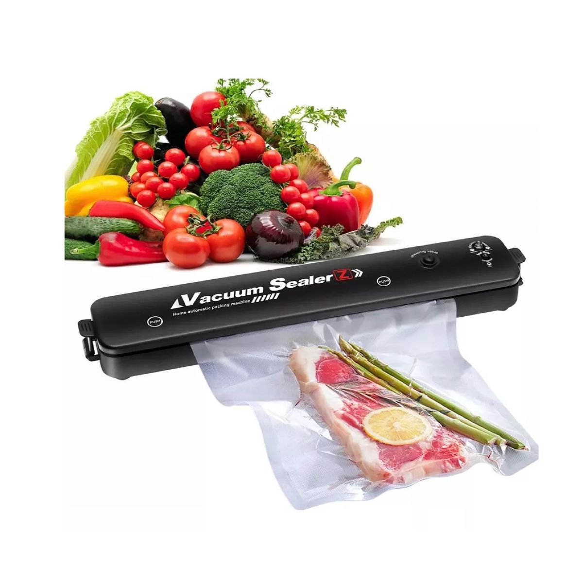 GENERICO - Maquina Selladora Al Vacío Alimentos Sellador Bolsas