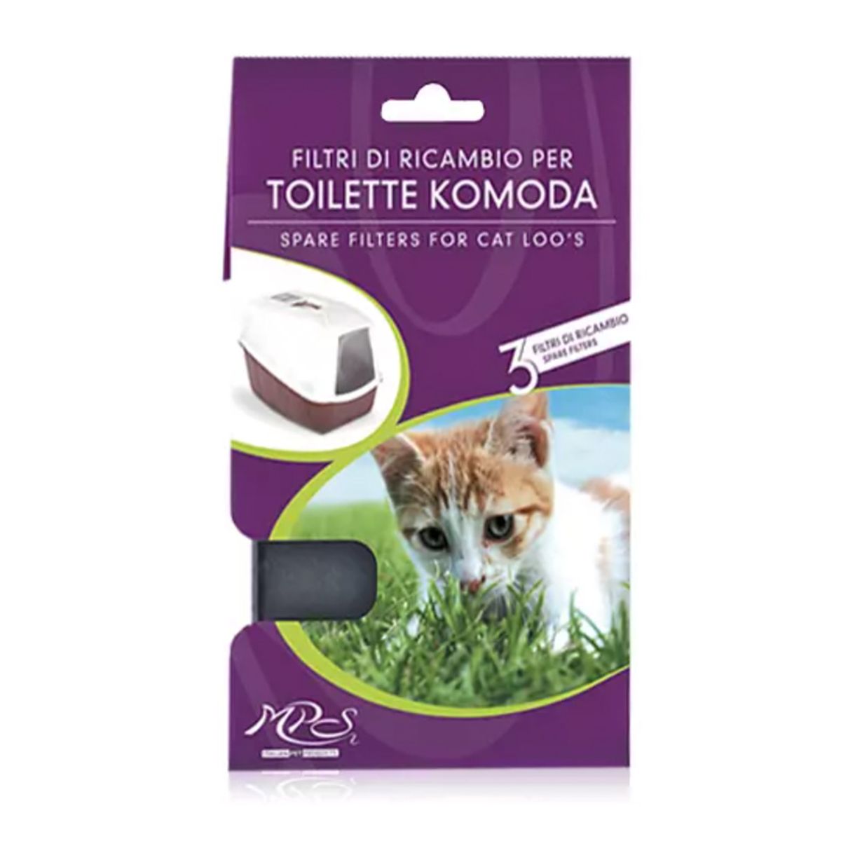 MPS - Filtro Carbón para bandeja Sanitaria Komoda Gato MPS