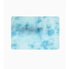 GENERICO - Alfombras Peludas 90x60cm Color Celeste