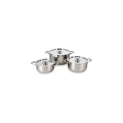 GENERICO - Bateria De Cocina 6 Pieza Acero Inoxidable+ Color Acero Inox.