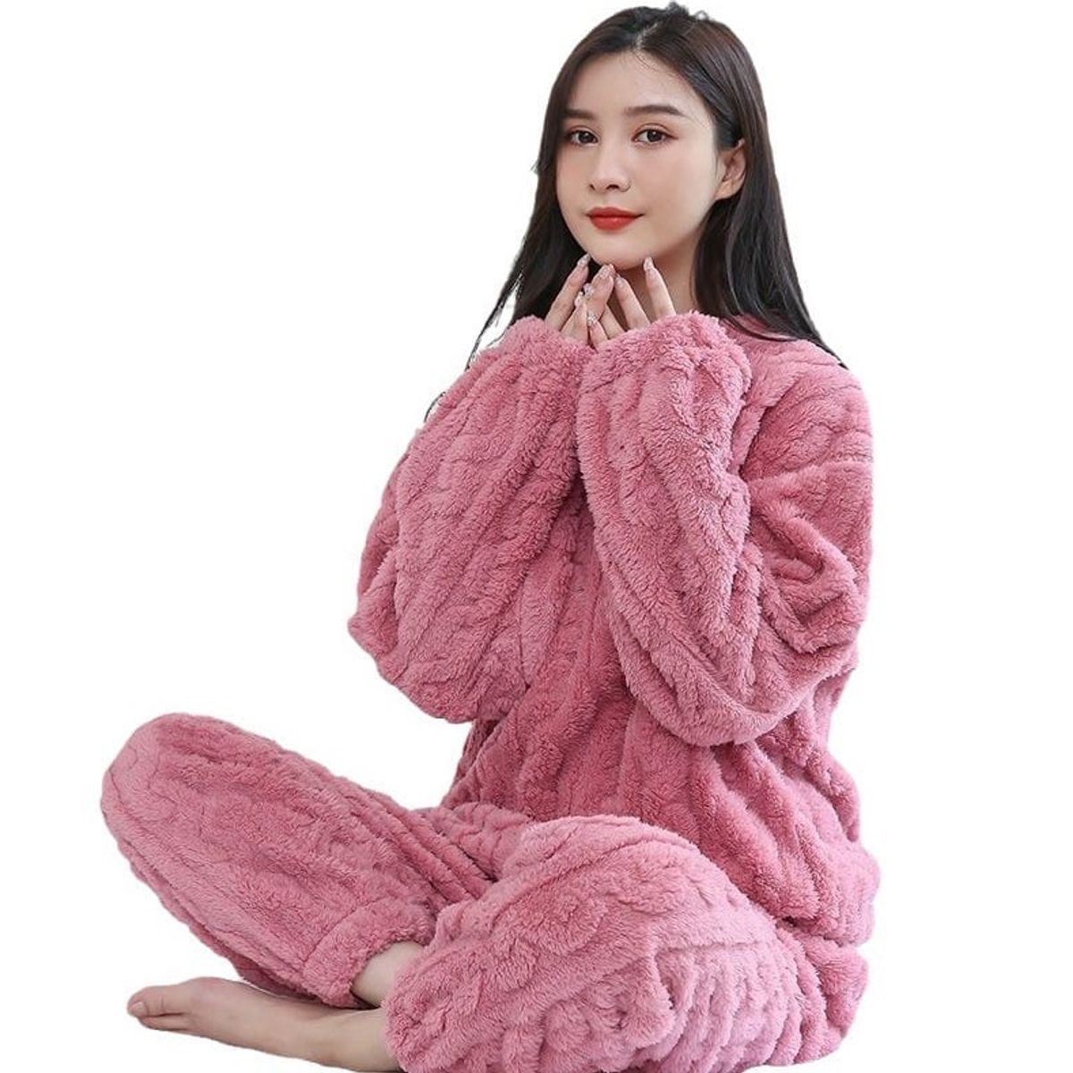 AGW - Pack 2 Pijamas Mujer trenzado