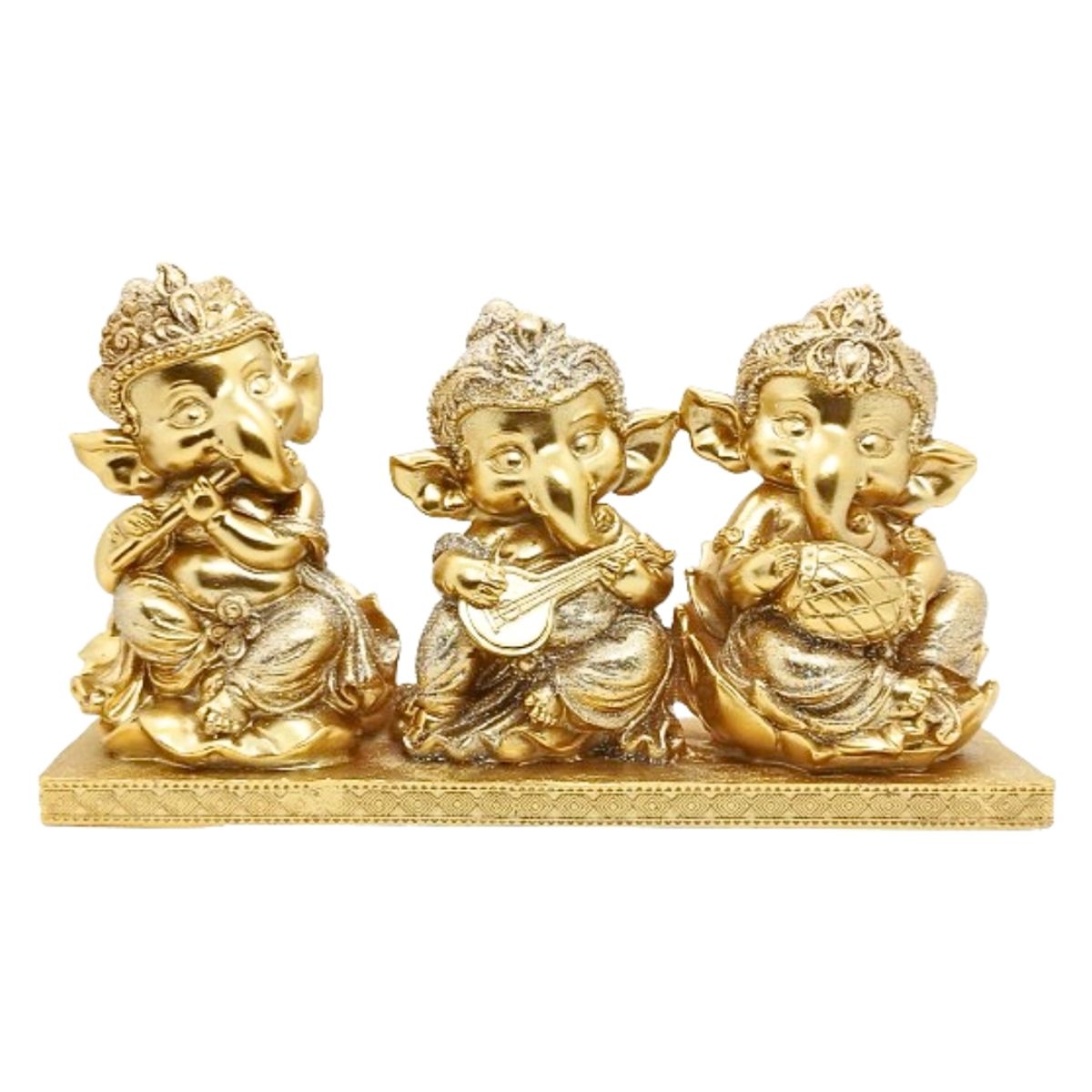 GENERICO - Trio Ganesh tocando Instrumentos Poliresina