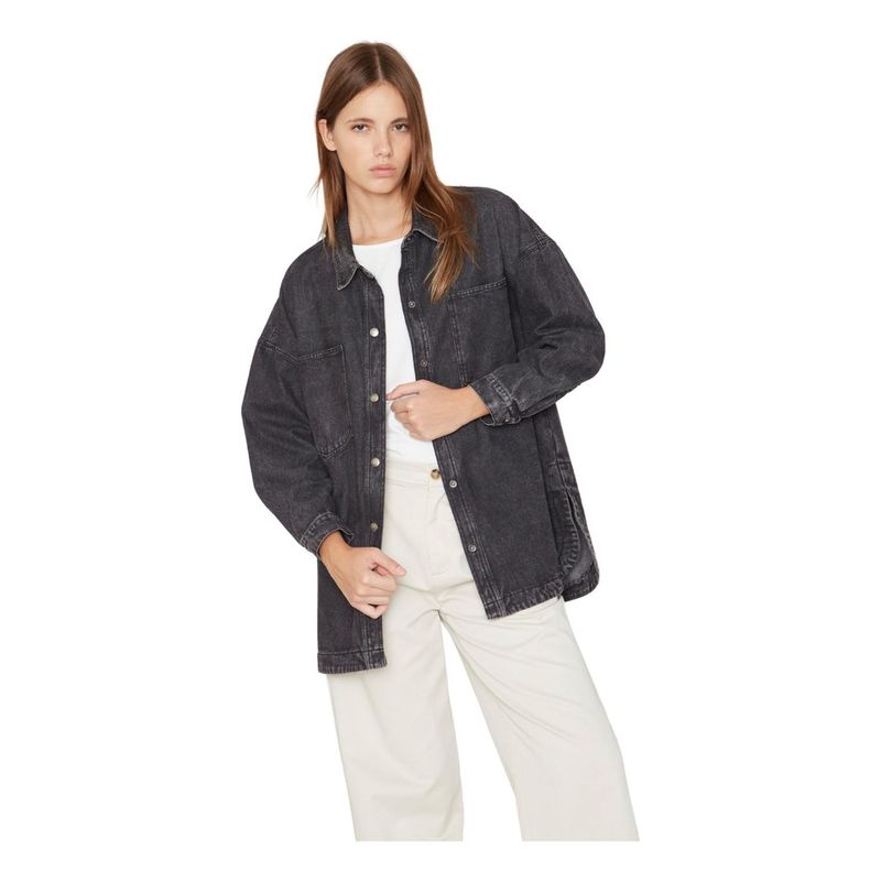 JACINTA TIENDA - Chaqueta Denim negra Jacinta Tienda