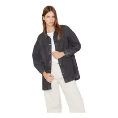JACINTA TIENDA - Chaqueta Denim negra