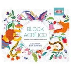 ARTEL - Block Acrílico predibujado para pintar
