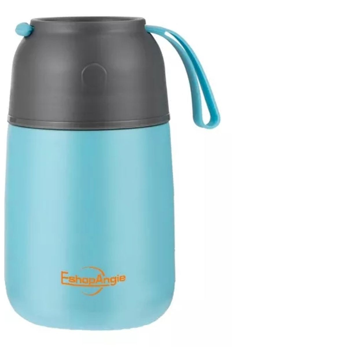 GENERICO - Termo De Comida Acero Inoxidable De 650ml + Cuchara celeste