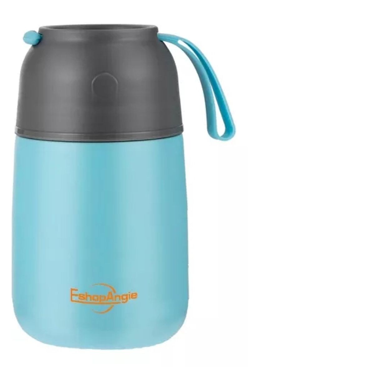 GENERICO - Termo De Comida Acero Inoxidable De 650ml + Cuchara celeste