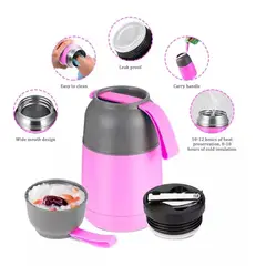 GENERICO - Termo De Comida Acero Inoxidable De 650ml + Cuchara