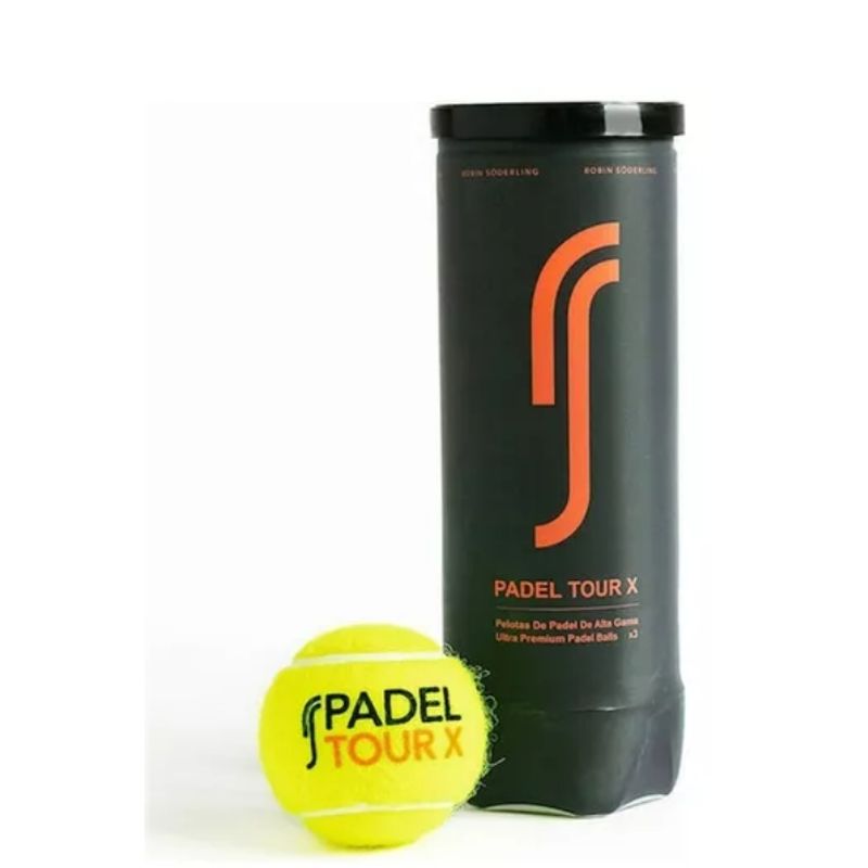 ROBIN SODERLING - Tarro de Pelotas Robin Soderling Padel Tour X x3
