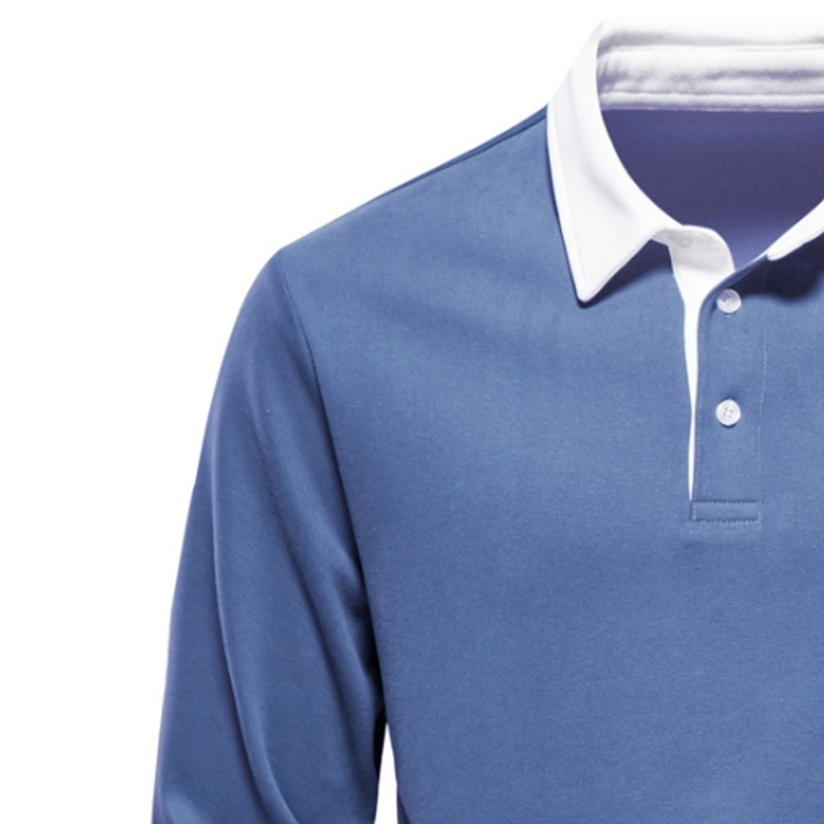 BLWOENS - Polerón cerrado con botones corto para Hombre - Azul