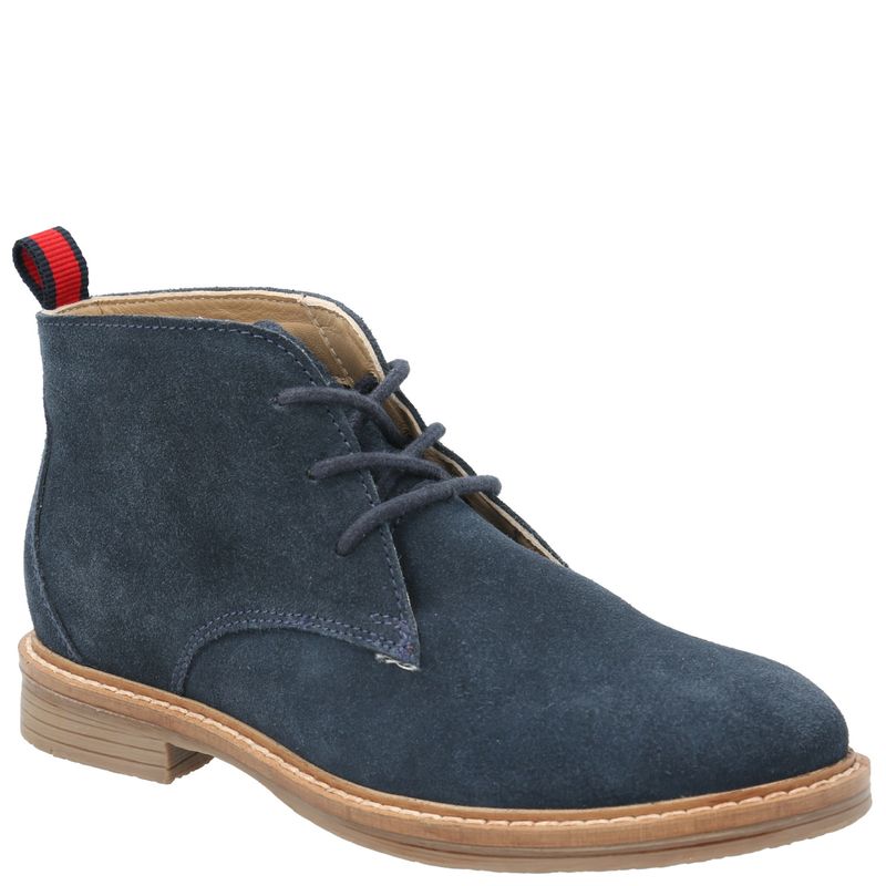 HUSH PUPPIES - Botín Cuero Niño New Safari-K Azul HUSH PUPPIES.