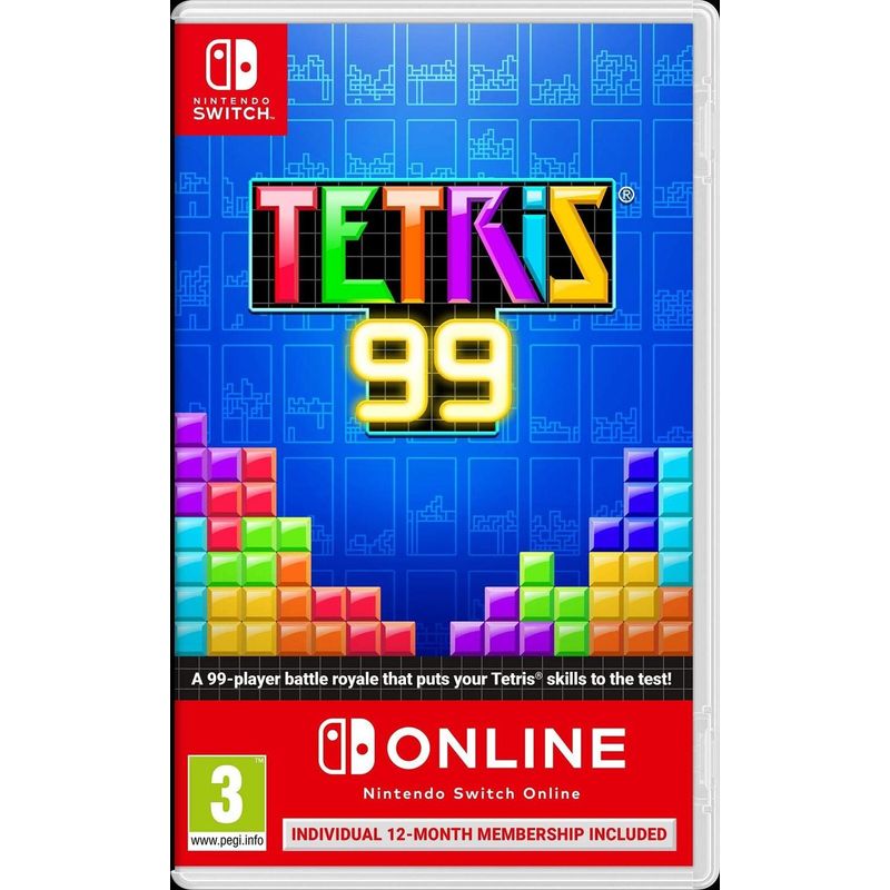 NINTENDO - Tetris 99 + 12 Meses Nintendo Switch (version Europea) Físico