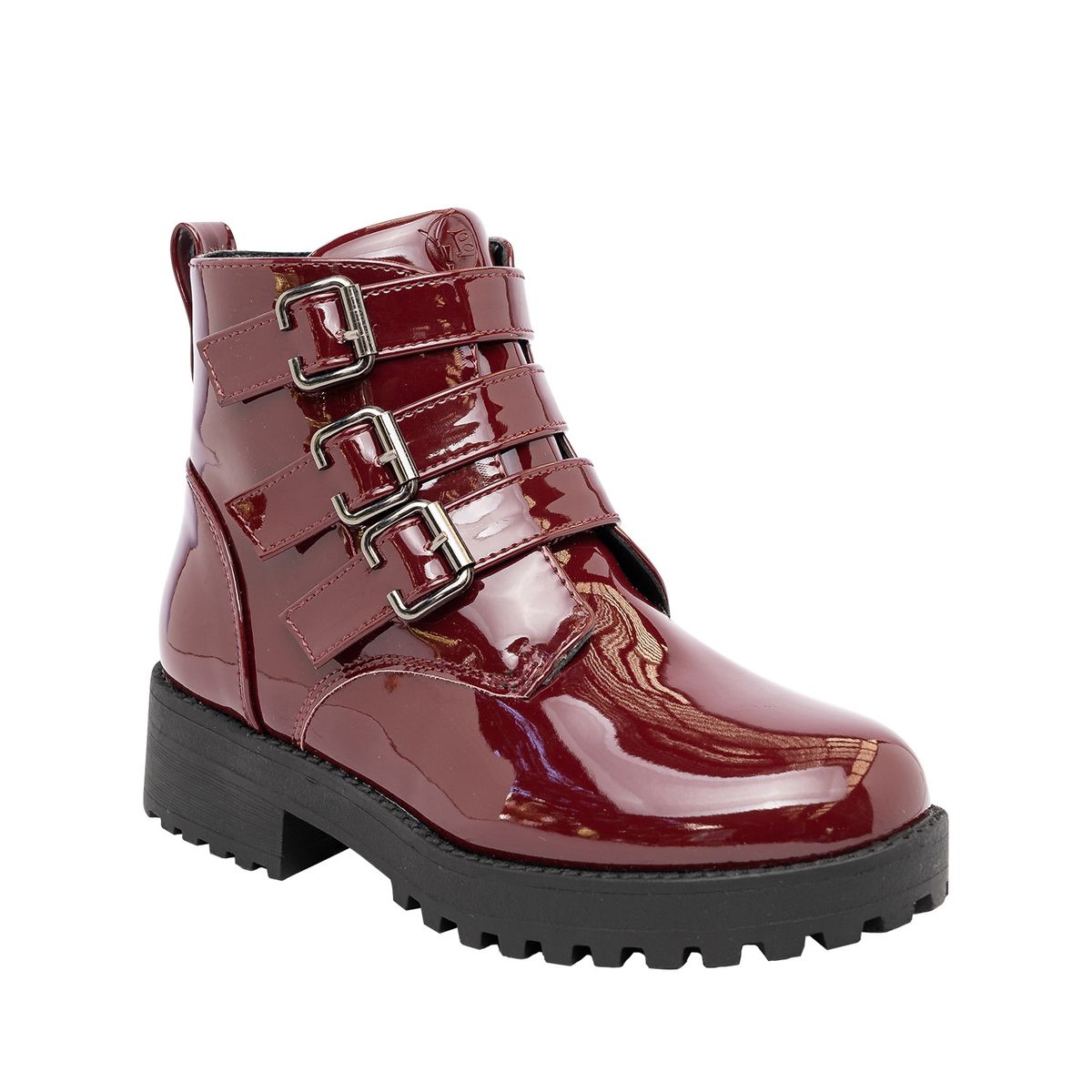 BAMBOO - Botin Niña Burdeo Charol Yeni Bamboo