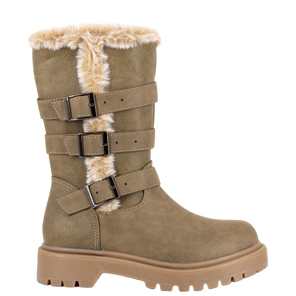 BAMBOO - Bota Niña Khaki Ider Bamboo