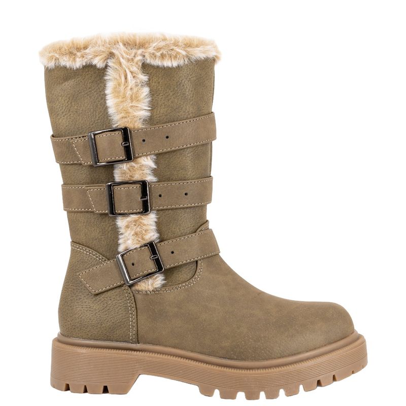 BAMBOO - Bota Niña Khaki Ider Bamboo