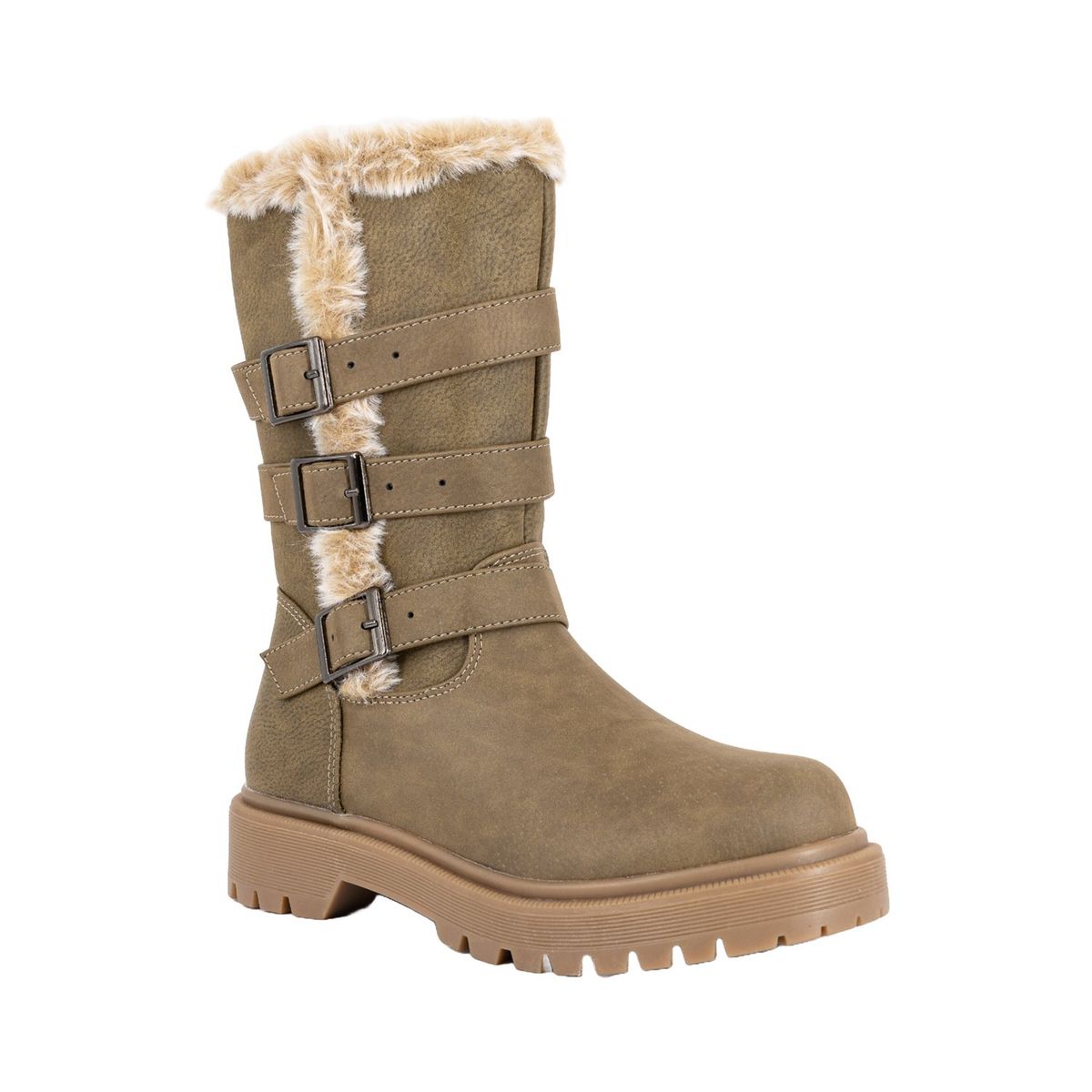 BAMBOO - Bota Niña Khaki Ider Bamboo