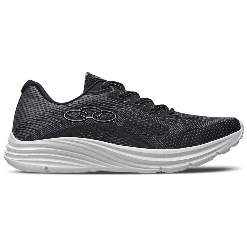 OLYMPIKUS - Zapatilla Hombre Index 3 Negro/Gris Olympikus