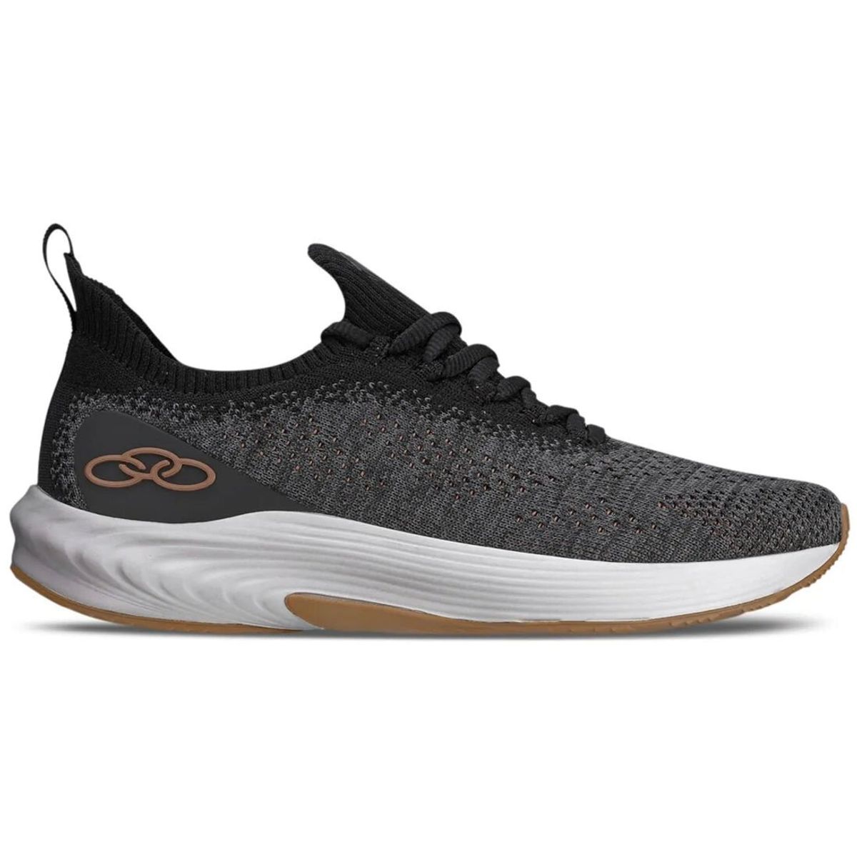 OLYMPIKUS - Zapatilla Mujer Essential 3 Gris/Negro Olympikus