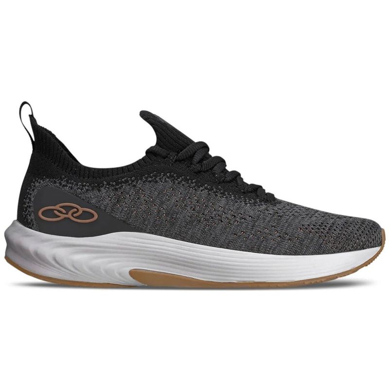 OLYMPIKUS - Zapatilla Mujer Essential 3 Gris/Negro Olympikus
