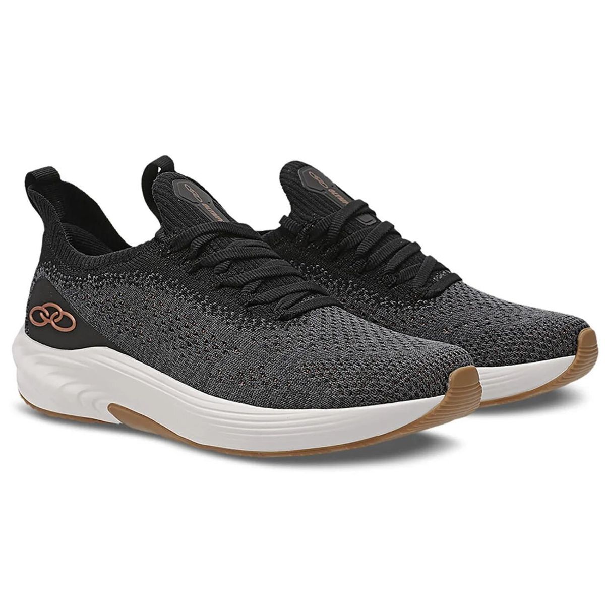 OLYMPIKUS - Zapatilla Mujer Essential 3 Gris/Negro Olympikus