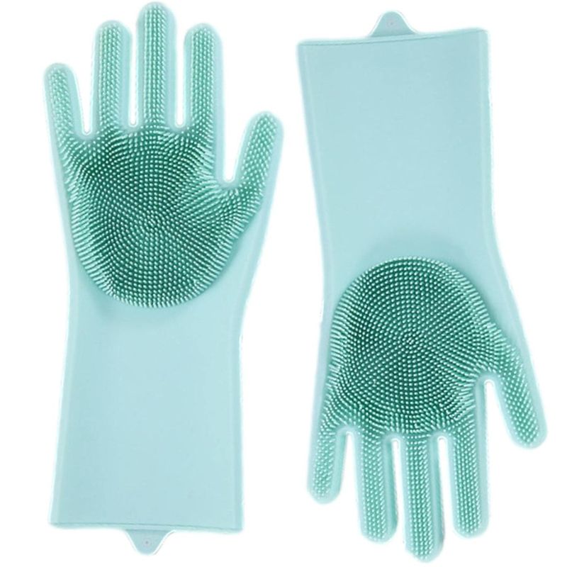 GENERICO - Guantes de Silicona Resistentes para Lavar Platos