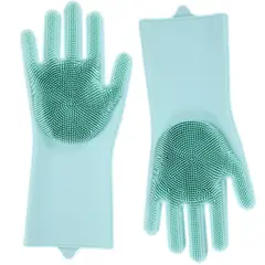 GENERICO - Guantes de Silicona Resistentes para Lavar Platos