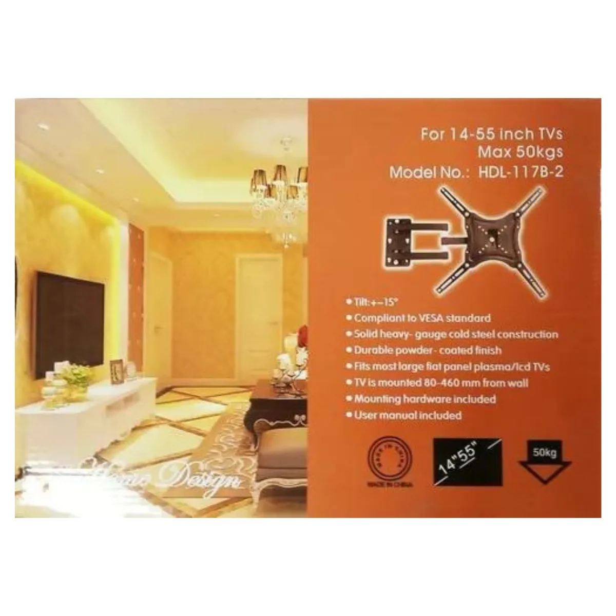 GENERICO - Base Fija para TV 14 a 55 Pulgadas