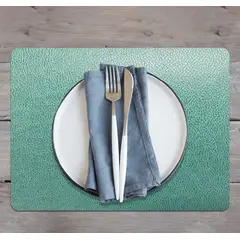 DAVANTI - Set de 8 Individuales Novo Cuero Green