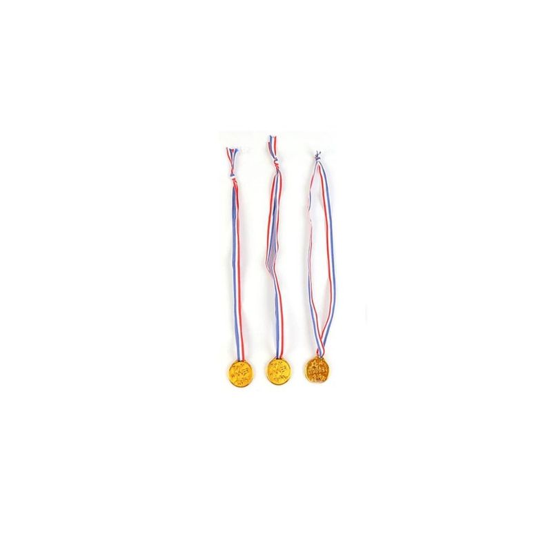 GENERICO - Juguete De Medalla De Oro 3pcs 3cm