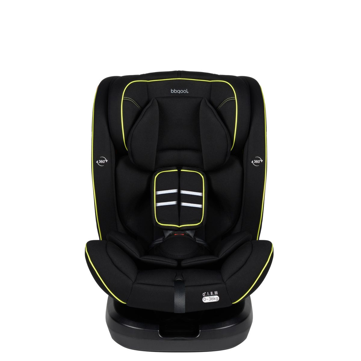BBQOOL - Silla de Auto Convertible Apolo 360° Lime