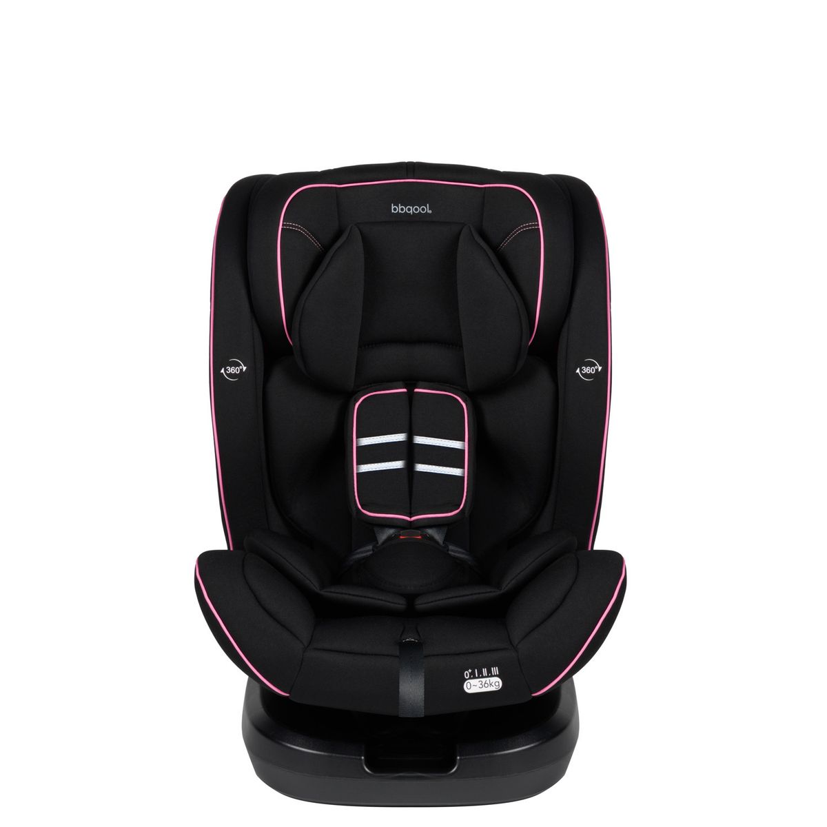 BBQOOL - Silla de Auto Convertible Apolo 360° Pink