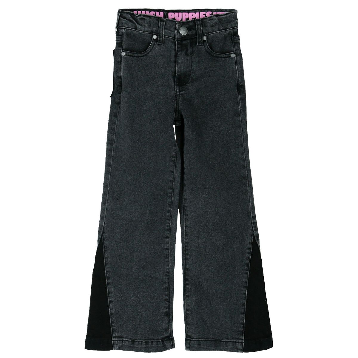 HUSH PUPPIES - Jeans Niña Lilo Negro HUSH PUPPIES