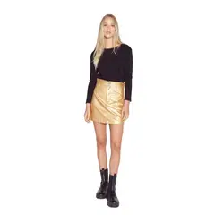 JACINTA TIENDA - Falda Tokio dorada