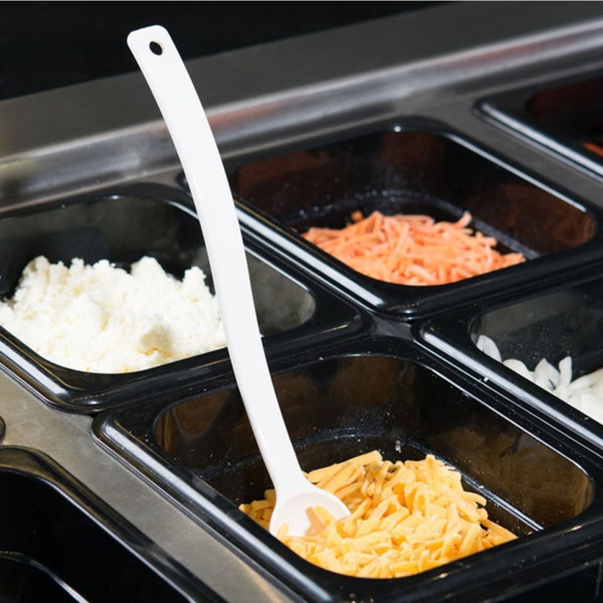 IMAHE - CUCHARA PARA ENSALADAS SOLIDAD BLANCA 25.5 CM IMAHE