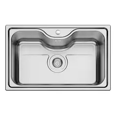 TAUMM - Lavaplatos Simple Empotrable Ancho 80x50x22 Cm Hannover