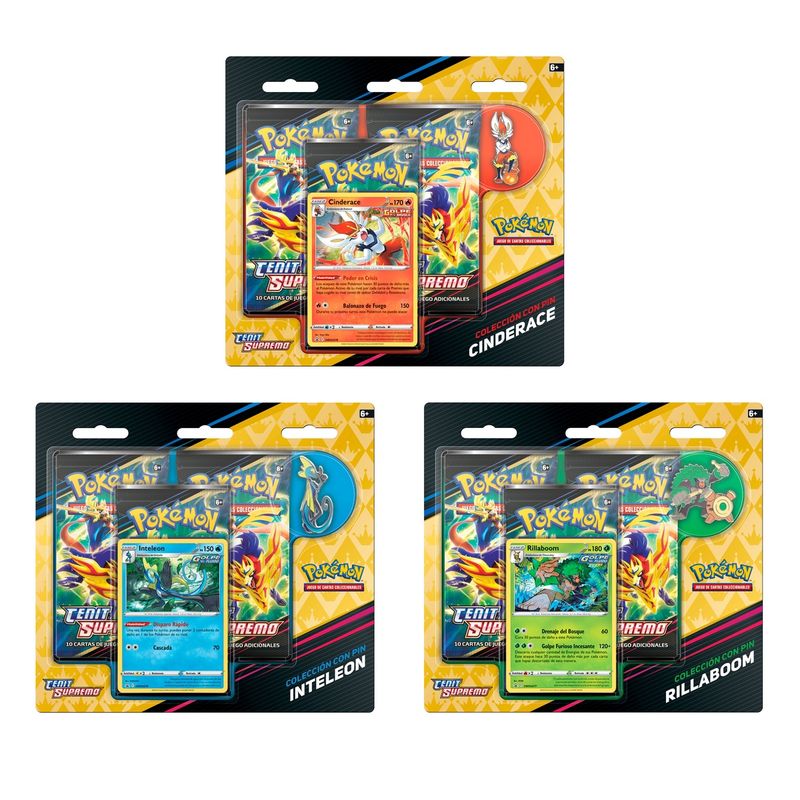 POKEMON - Crown Zenith Pin Collection Español Pokemon