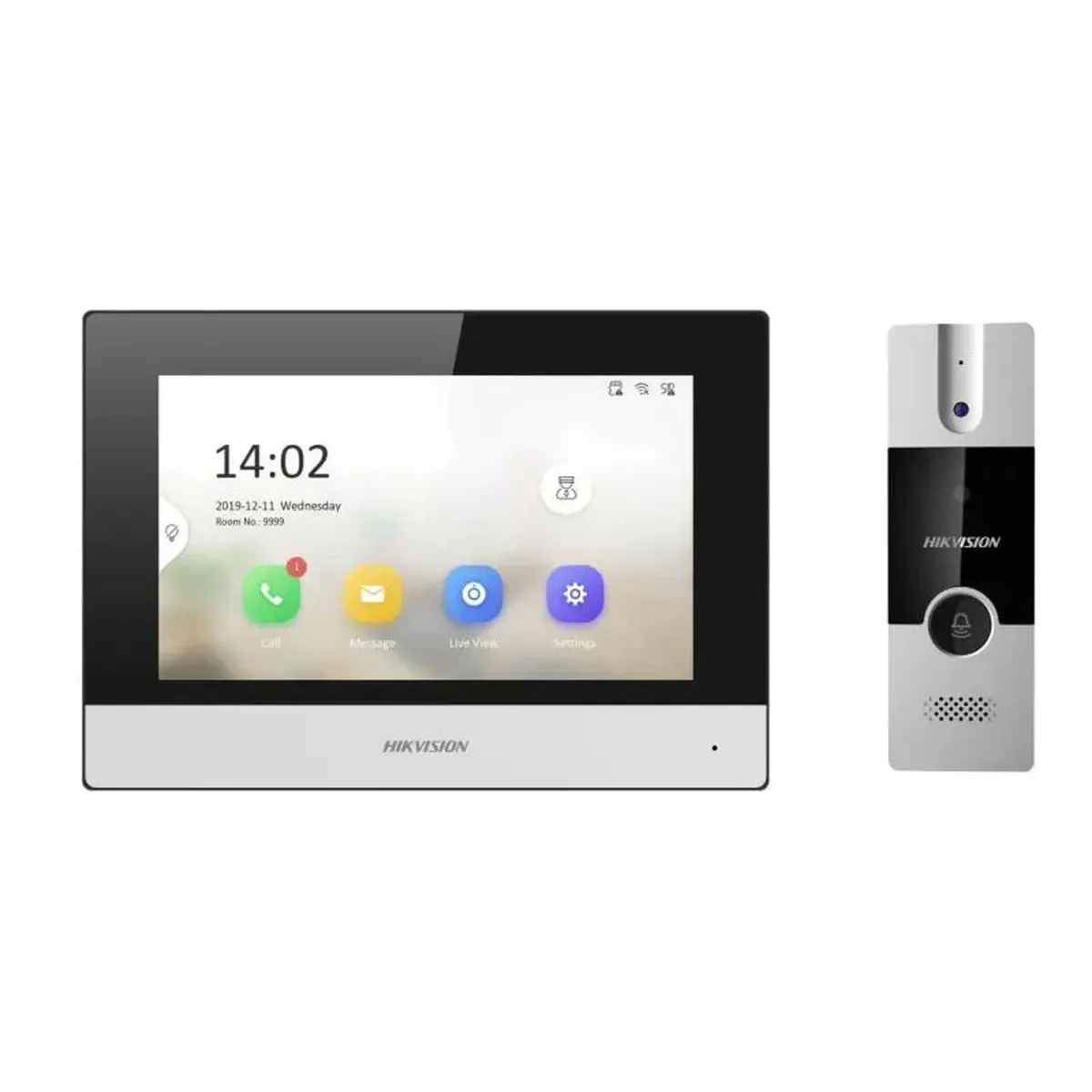 HIKVISION - Kit Video Portero Hikvision DS-KIS302-P 7"