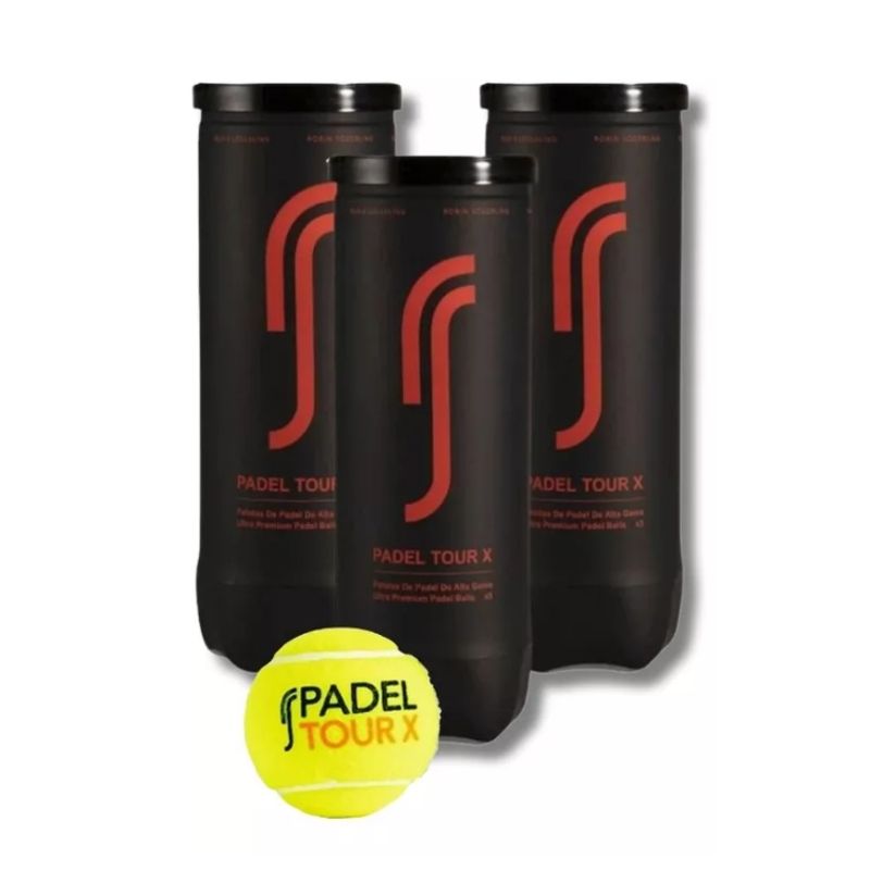 ROBIN SODERLING - 3 Tarros de Pelotas de Padel Robin Soderling Tour X