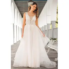 DULCENOVIA - Vestido de Novia Aurora falda de Tull Dulce Novia