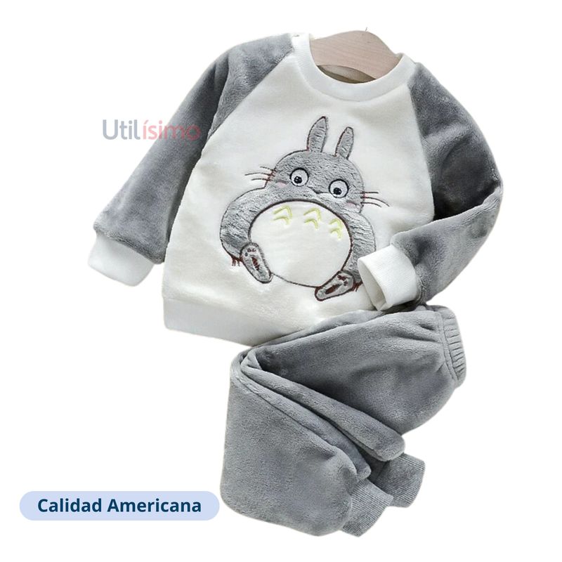 JUMP KIDS - Set Invierno 2 Piezas Buzo Niño Conejo Blanco Jump Kids