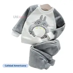 JUMP KIDS - Set Invierno 2 Piezas Buzo Niño Conejo Blanco