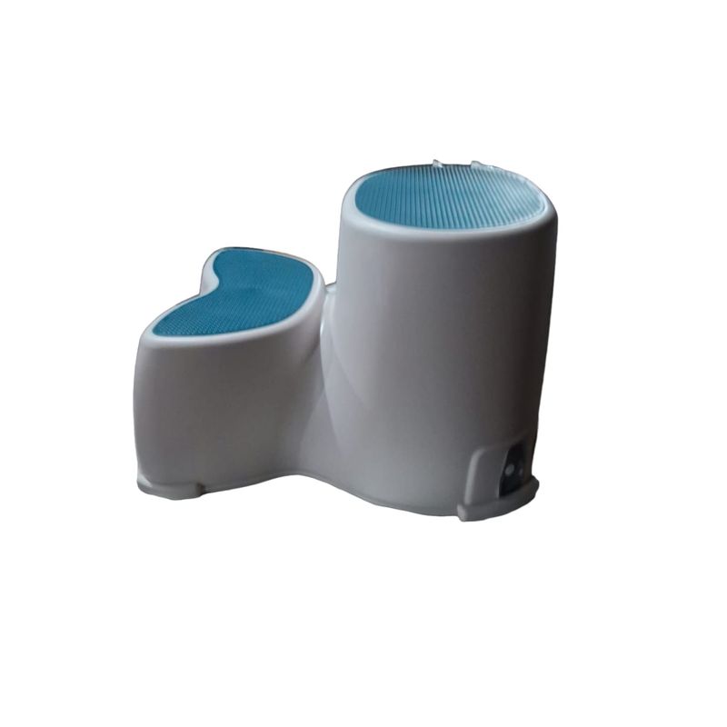 GENERICO - Taburete 2 escalones antideslizante portátil para ir al baño