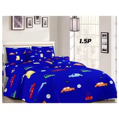 COMPRAPO - Cubrecama Quilt Infantil Liviano 1.5 Pza Mod. Autos Vintage + Funda
