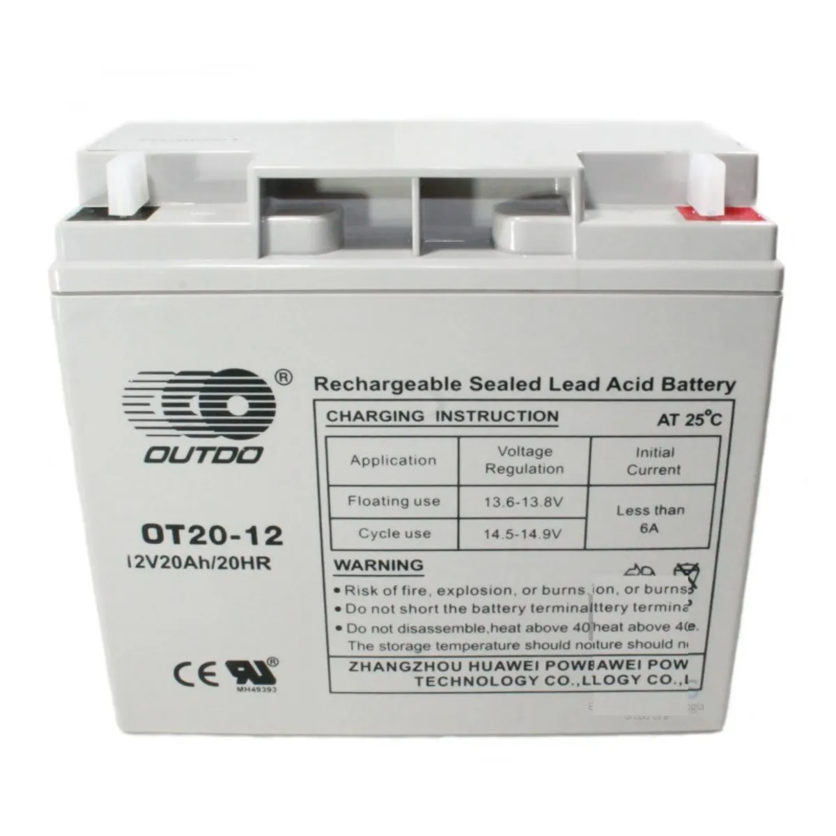 GENERICO - Batería de respaldo recargable 12V 20Ah equipos medicos y electrónicos