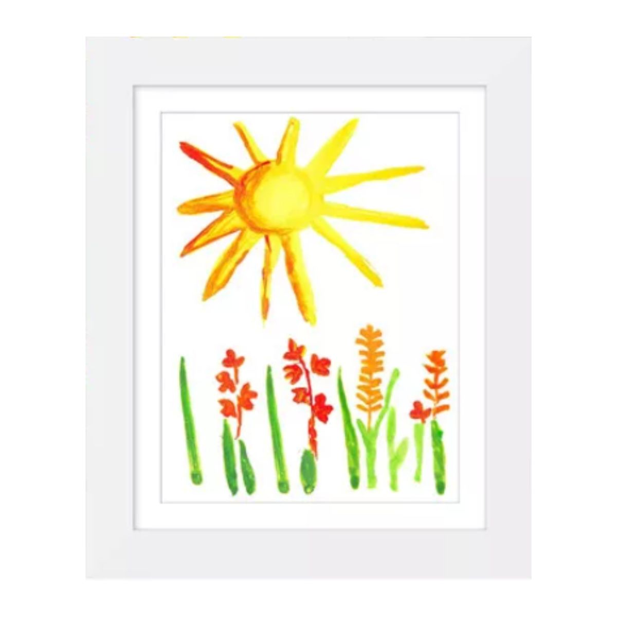 GENERICO - Marco De Arte Para Niños Con Dibujos Intercambiables