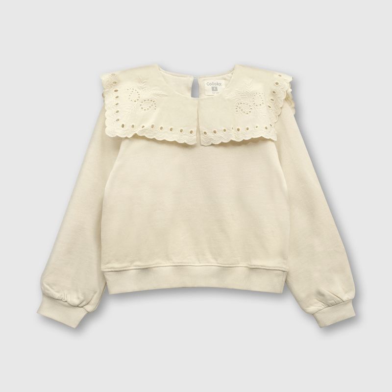 COLLOKY - Polerón Niña Beige 53082 Colloky